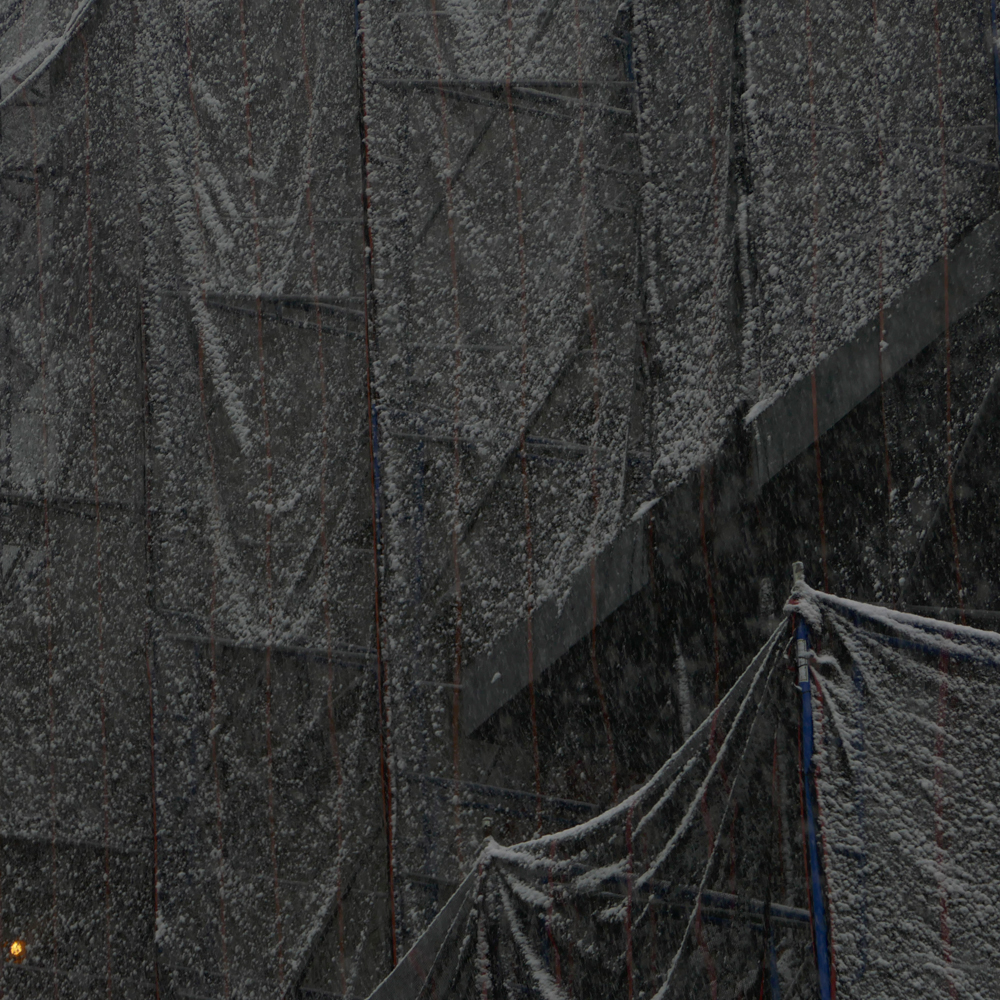 Scaffolding in the Snow