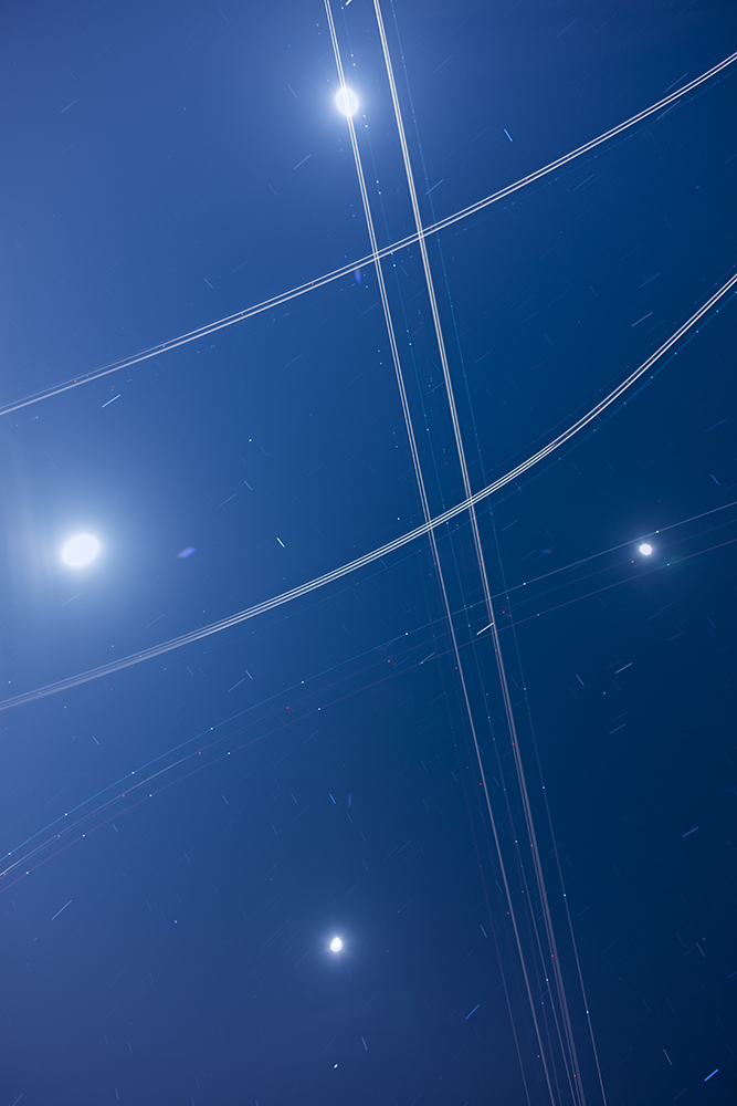 Night Sky Traffic 