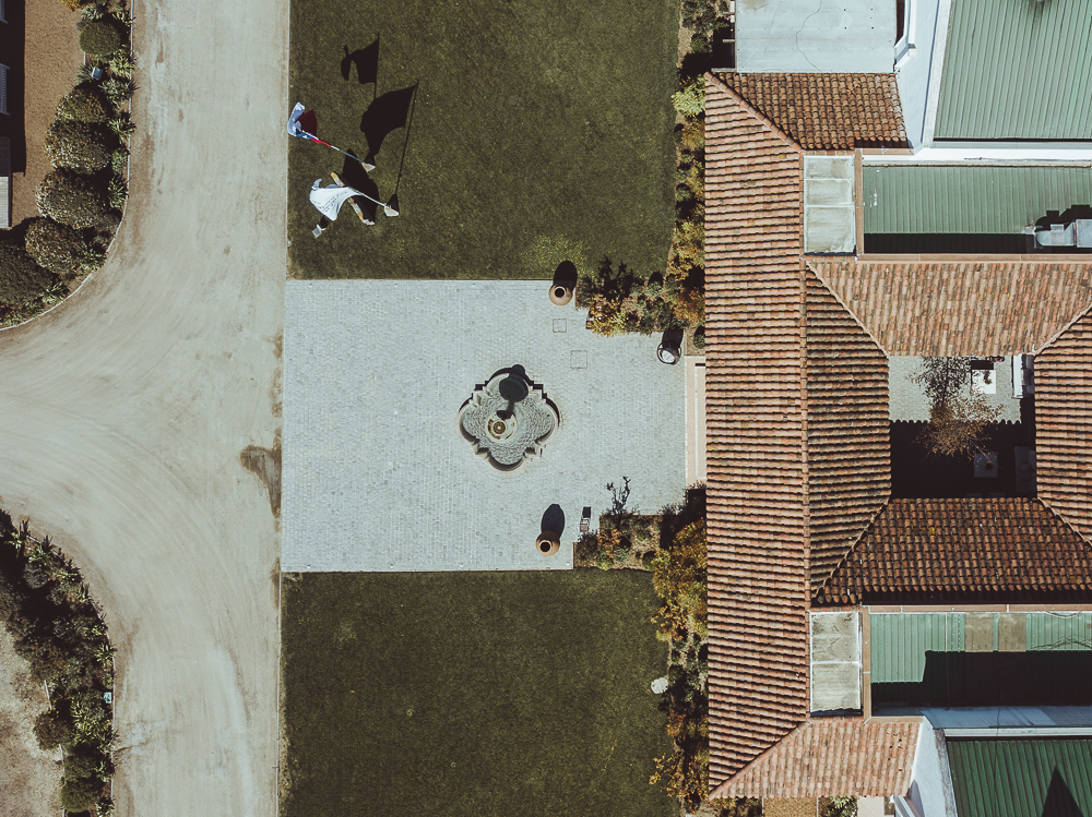 Seascapes and buildings with drone