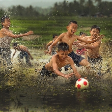 Muddy Football
