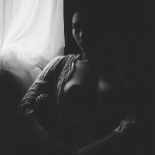 She was reading 