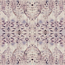 the strict lines of the glasses