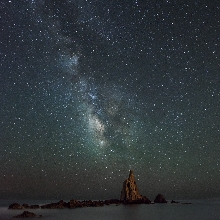 Milky way over Sirenas