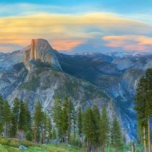 Half Dome at Twilight