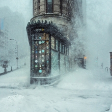 Winter Storm and the Flat Iron Building