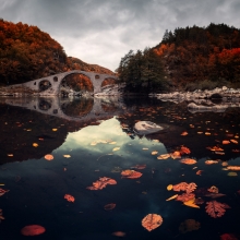 Fall at Devil's bridge