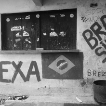 Walls of Favela Santa Marta