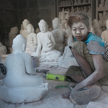 The Stone Masons of Mandalay