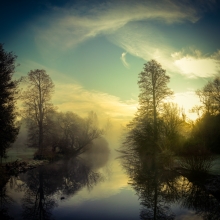 Misty Sunrise - Syon Gardens