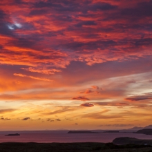 FLAMING SUNSET