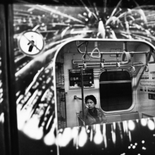 Reflections Inside The Seoul Metro