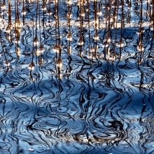 Impression on the water