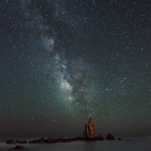Milky way over sirenas