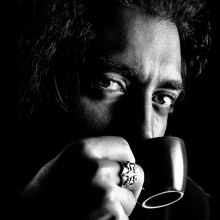 Portrait of him.