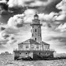 A weathered old light