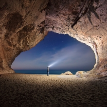 Stargate Cave adventures: contemplating stars