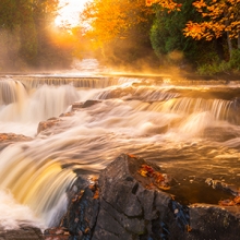 Autumn Bliss At Bond Falls