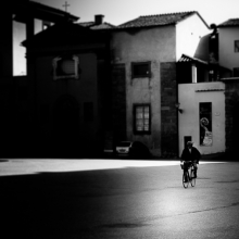 Surreal Moment in Toscana city