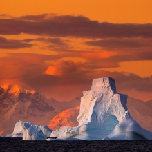 Sunset of Antarctica