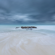 When the sky and sea are talking