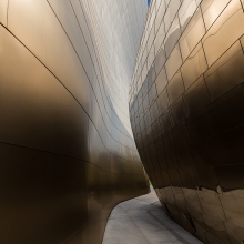 Passage through the Walt Disney Concert Hall