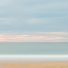 A painting of the sea