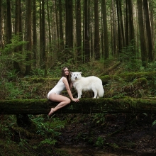 Woman + Wolf