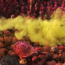 Holi at Nandgaon, India