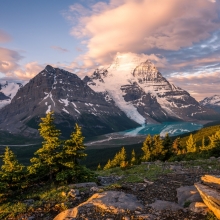 Sunrise at Mount Robson
