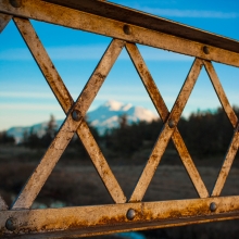 The Old Bridge Under the Mountain