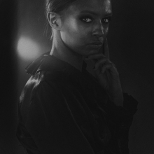 The black lady