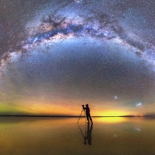 Under the galaxy rainbow