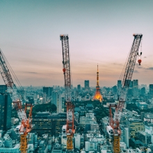 Under construction in Tokyo