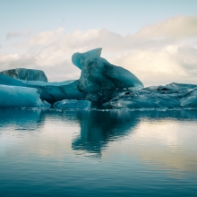 The glacier Lagoon