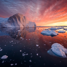 The Icebergs of Disko Bay