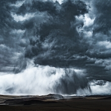 Rain Clouds Pressing Against the Horizon