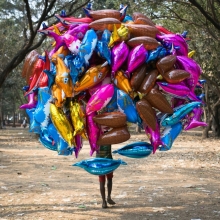 A balloon seller