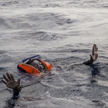 The drowning man