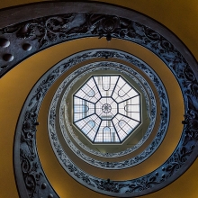 Helical stairs