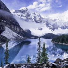 View of Lake Moraine