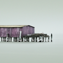 Fishing huts in Pellestrina 