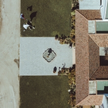 Seascapes and buildings with drone
